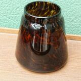 Murano blown glass spotted vase