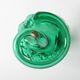 Vintage Green Glass Art Vase / Hand-blown Home Decor / Stilvetro / Rome