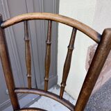 Lot de 4 chaises bistrot café bois courbé dépareillées