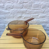 2 casseroles verre Vision