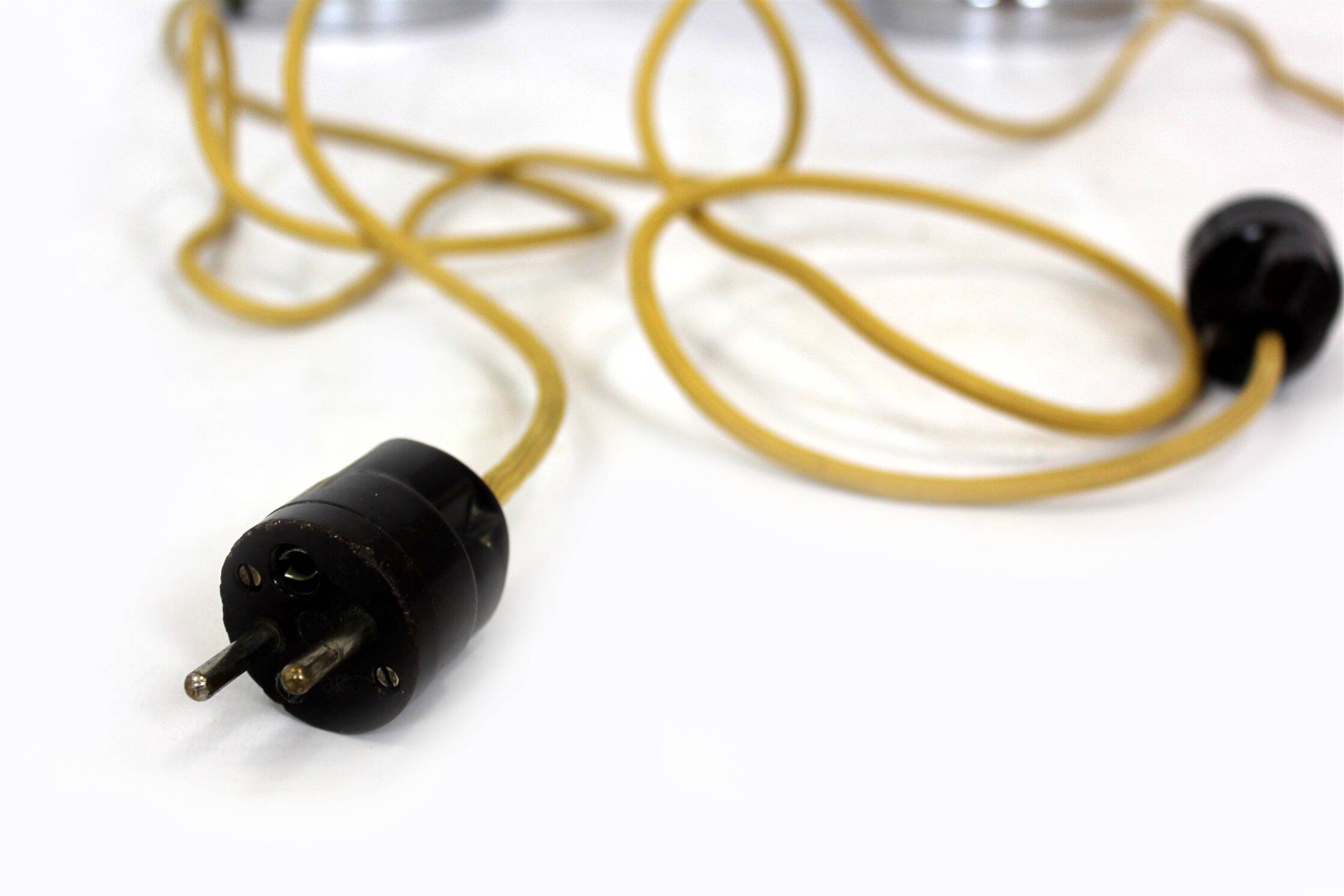 Bauhaus Style Chrome Bedside Table Lamps from Napako, Czechoslovakia, 1930s