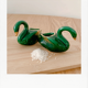 Ceramic swan salt and pepper shaker
