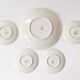 Set of 4 coasters + 1 plate, Winterling Bavaria porcelain, 1960s
