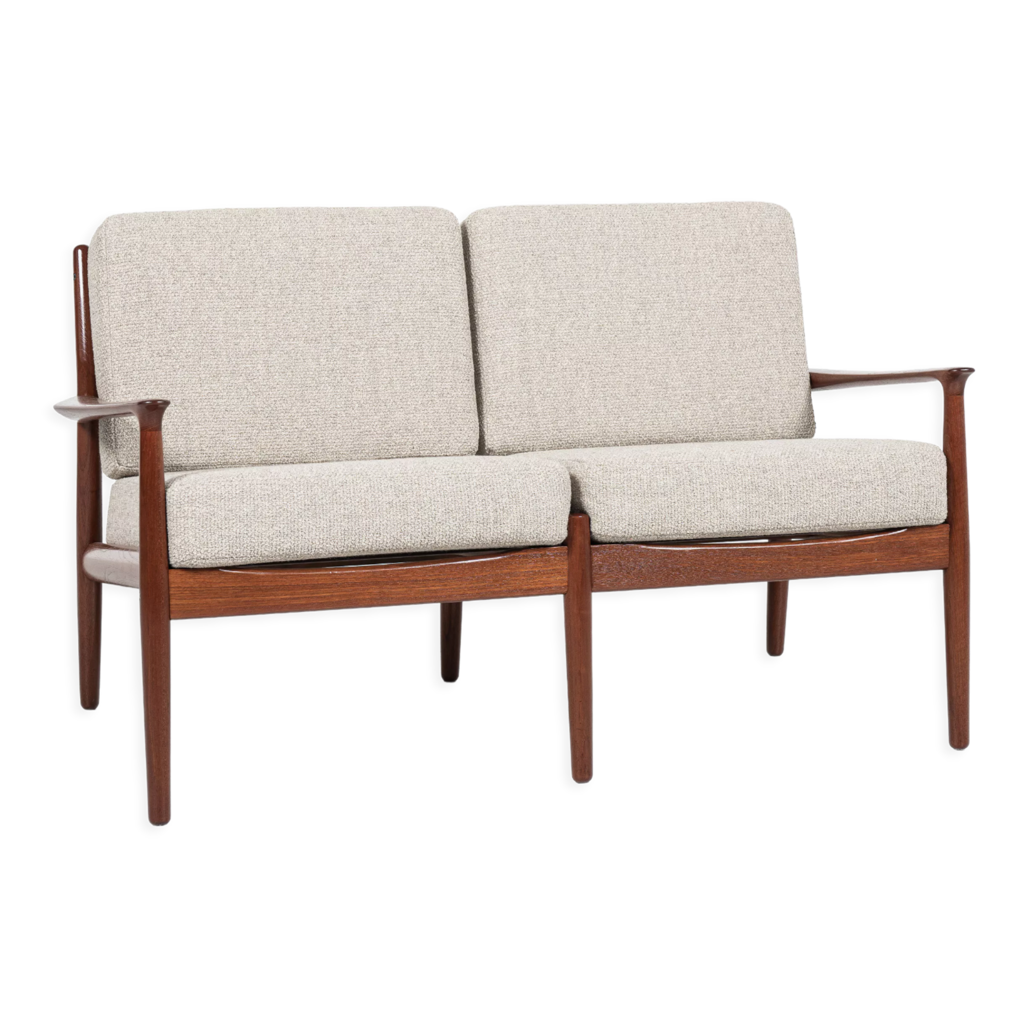 2-seater sofa design Sven Age Eriksen published by Glostrup 1960s.
