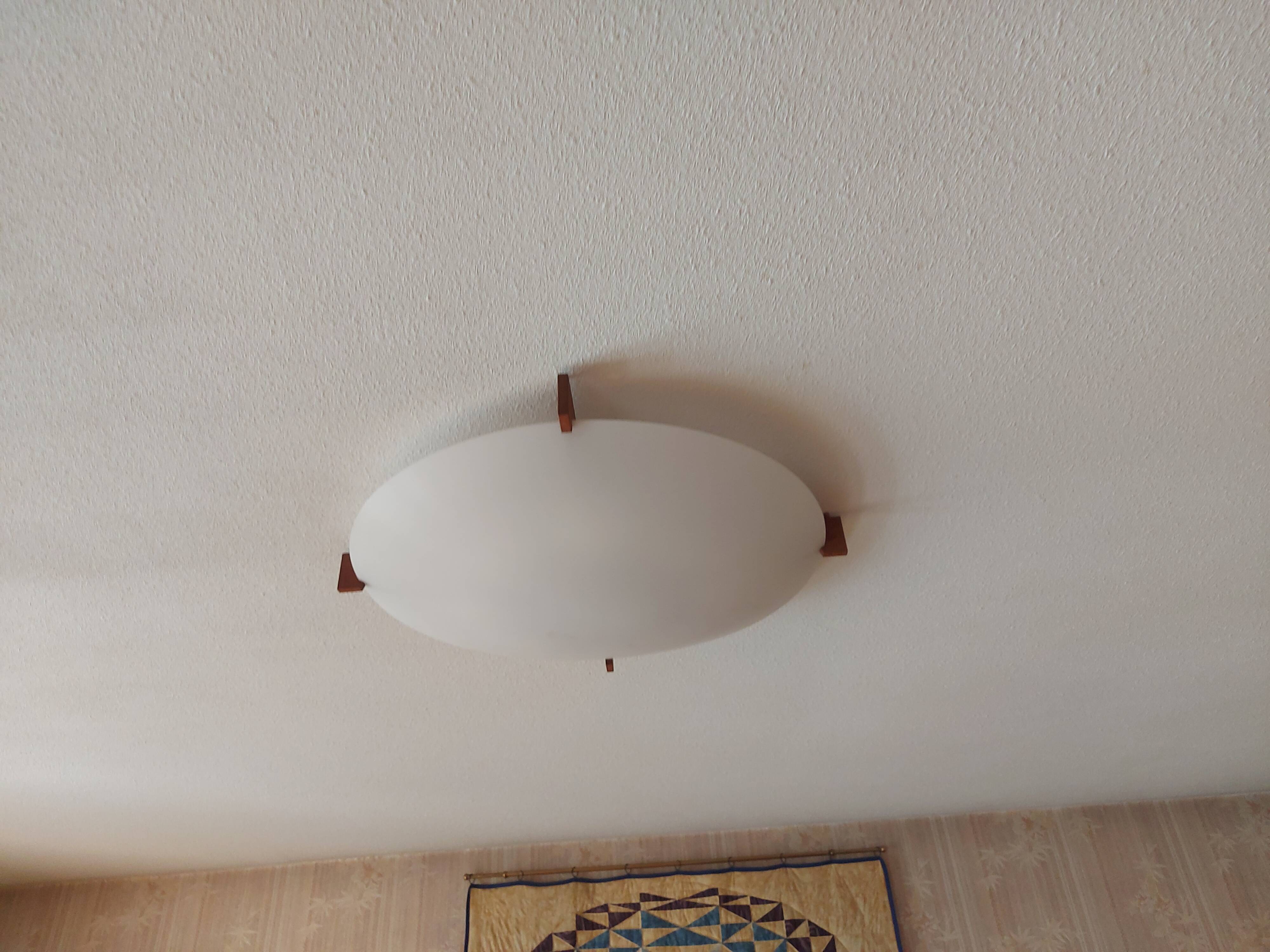 Plafonnier, lustre design Scandinave Osten Kristiansson pour Luxus