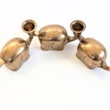 Elephant Parade Candle Holder | Brass | 1960s