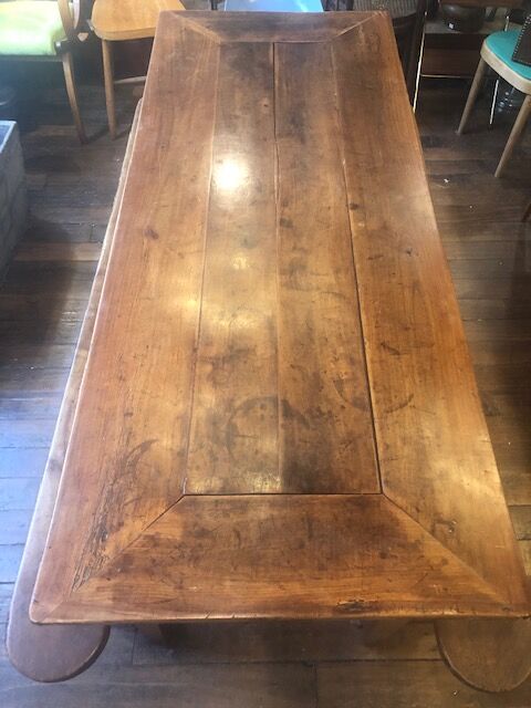 Solid oak farmhouse table
