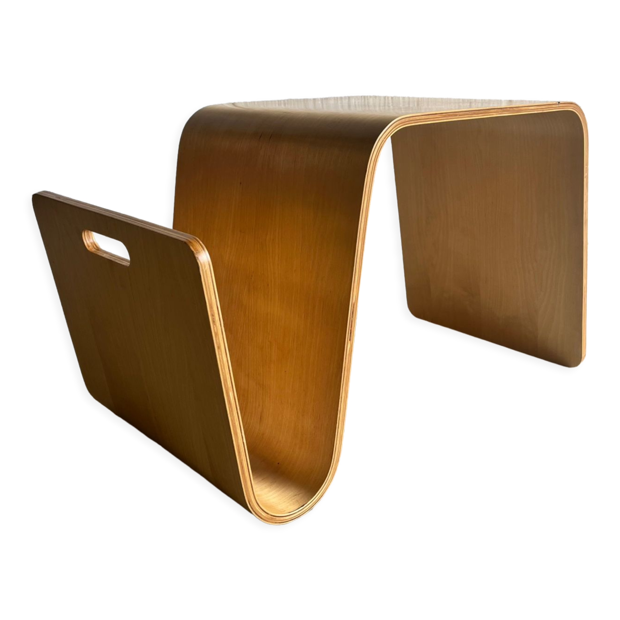 Table basse bout de canapé et porte revues en bois