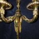 4 bronze wall lights in Louis XVI - XV style
