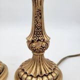 Pair of bronze lamp bases