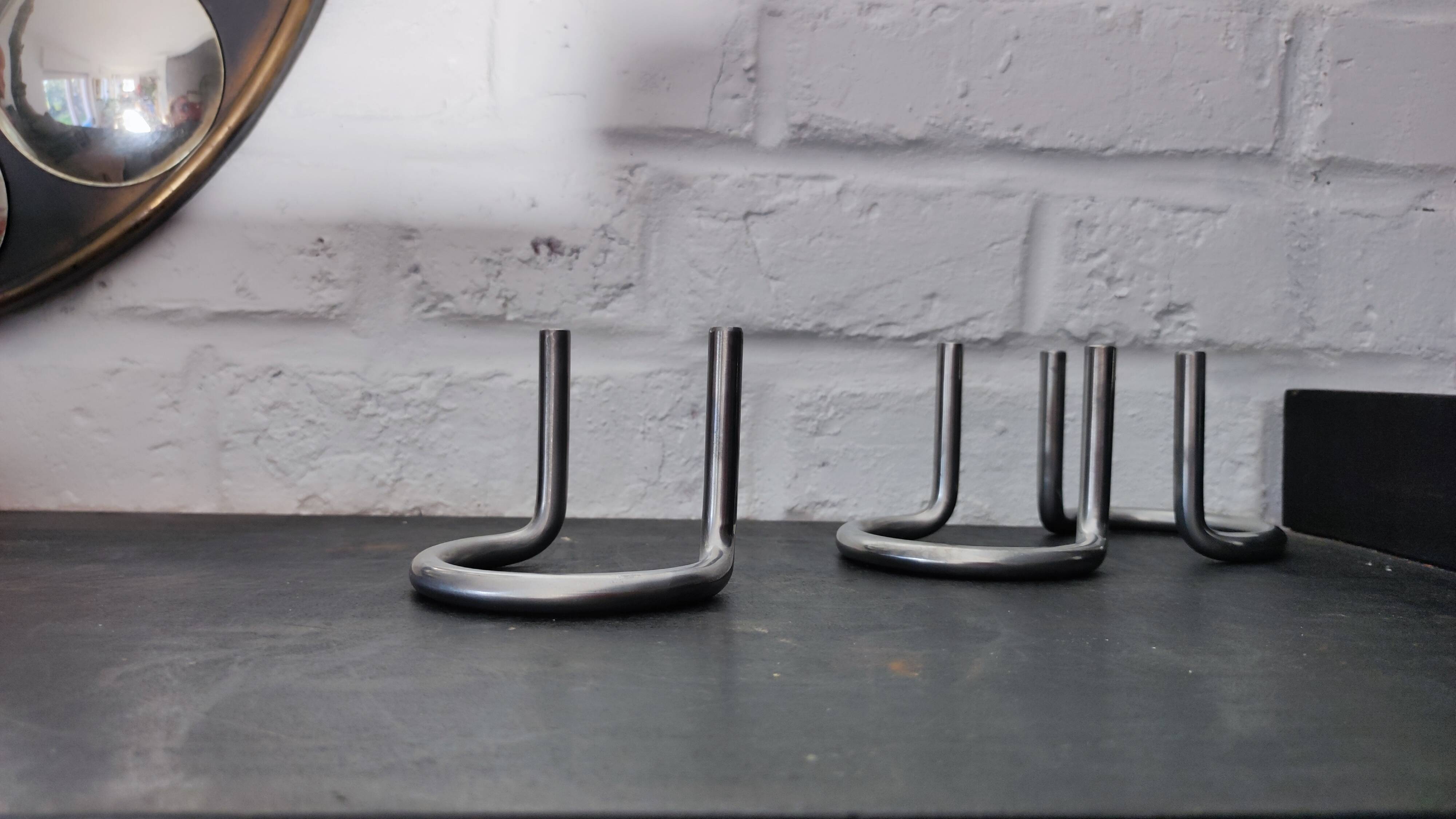 Gemini candlestick by Peter Karpf for Lundtofte from 1965