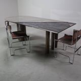 Postmodern dining table by Pia Manu, Belgium, ca. 1990