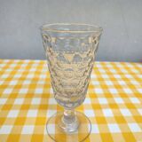 Absinthe glass decorated with nineteenth pastilles