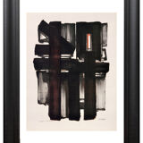 Lithographie Pierre Soulages