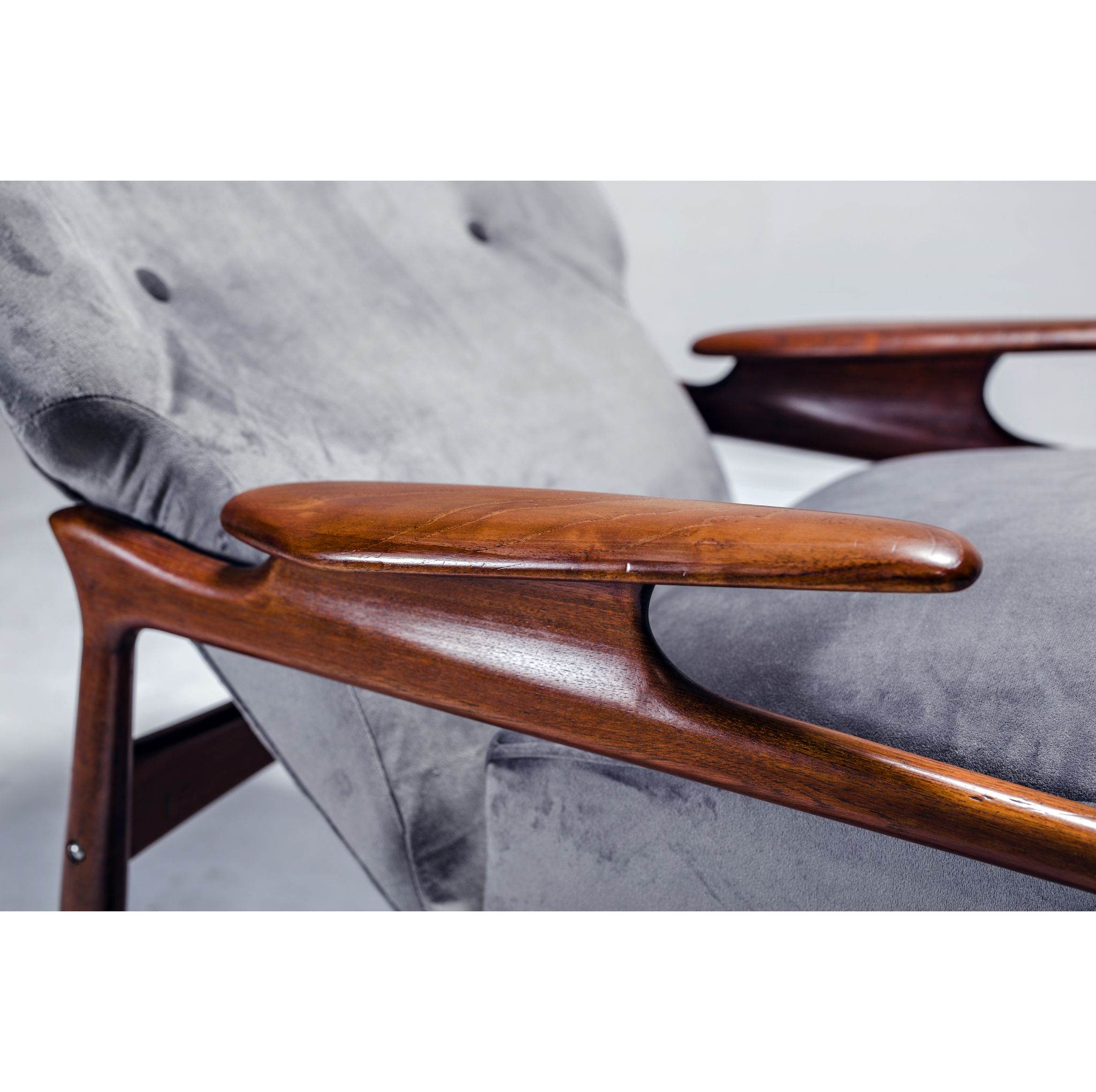 Fauteuil danois du milieu du siècle