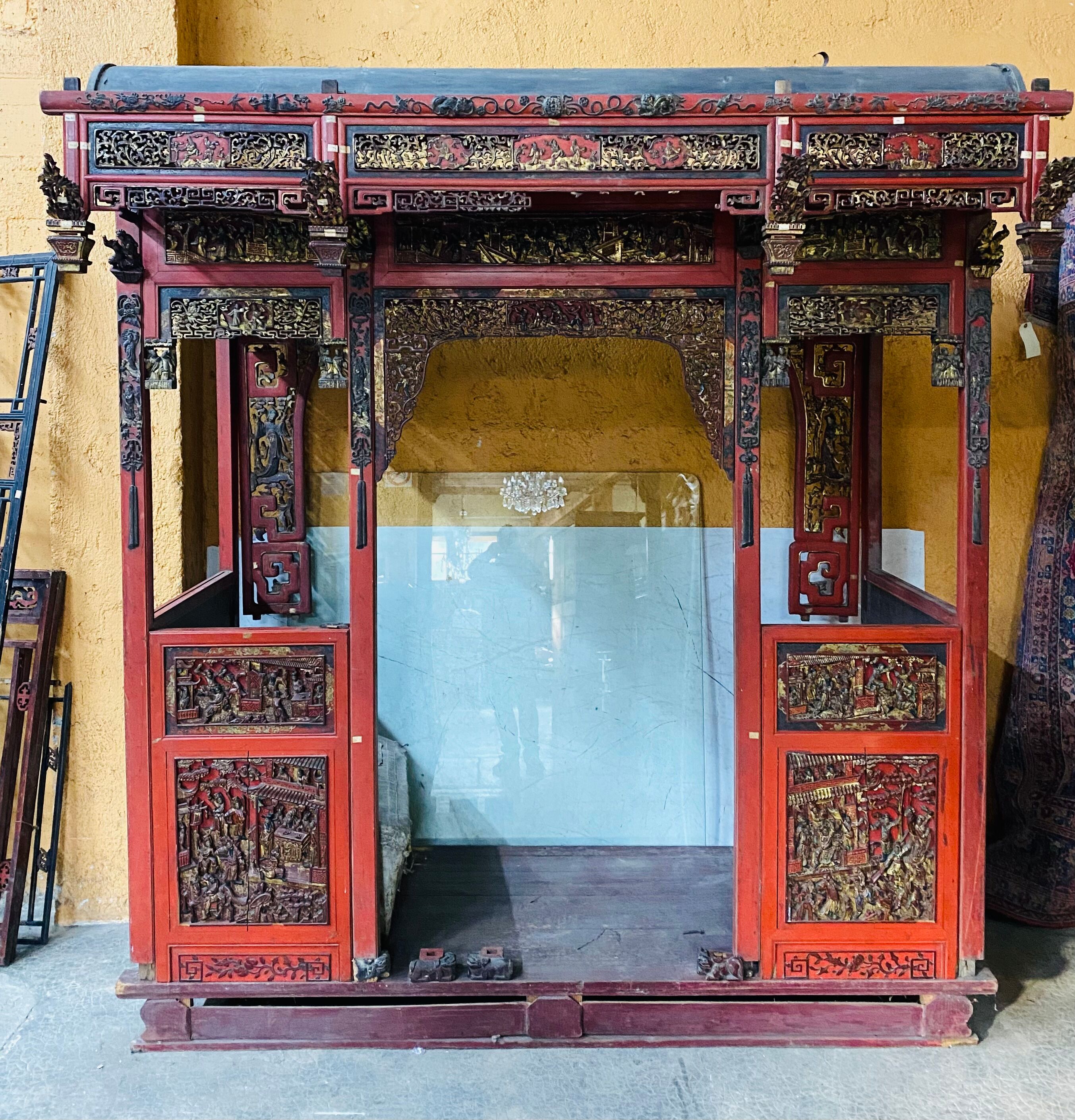 Lit chinois 19 éme siècle