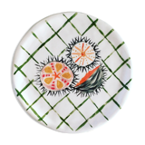 Ceramic plate sea urchins