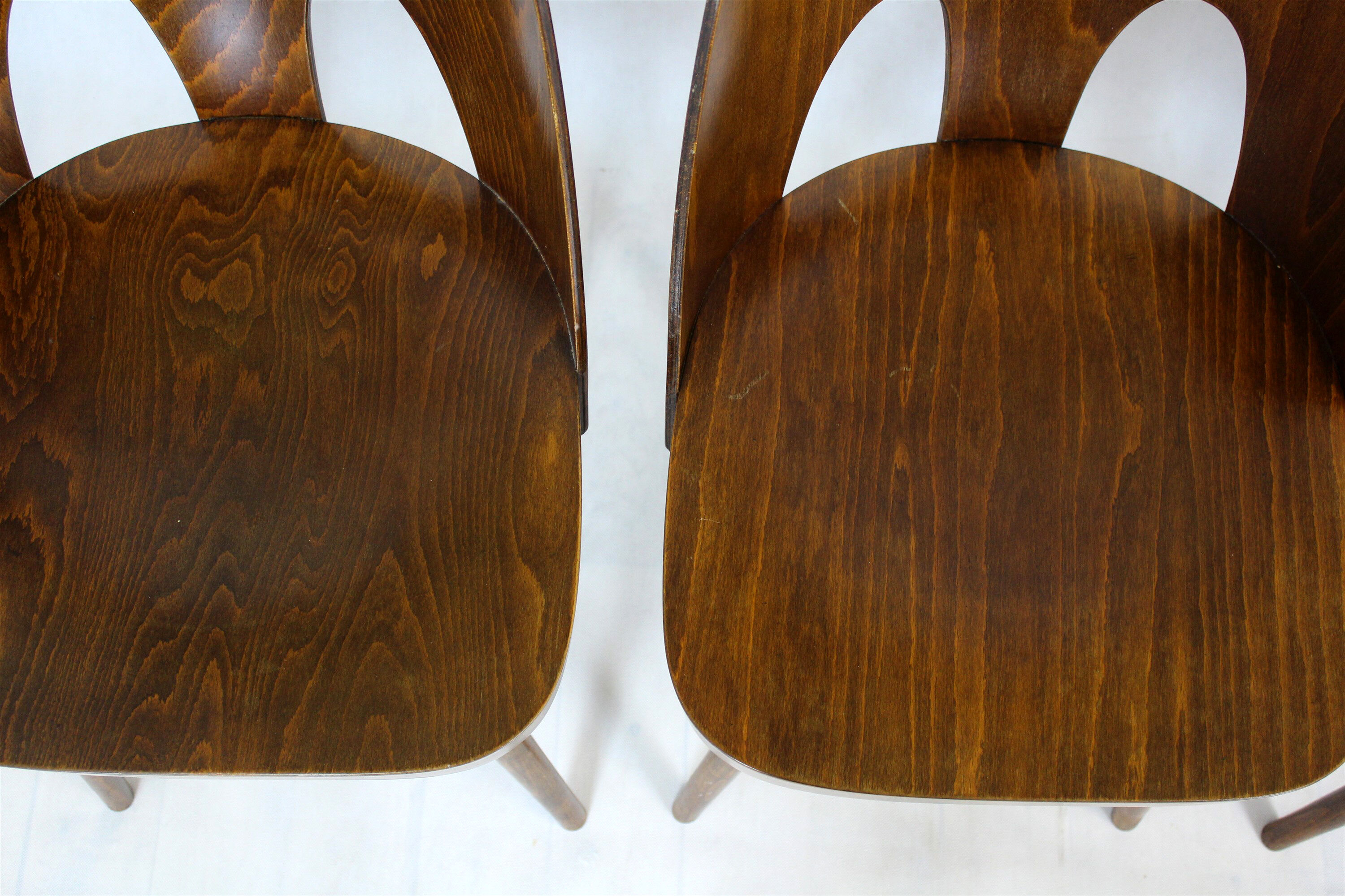 Wooden chairs by Oswald Haerdtl for Ton, 1950