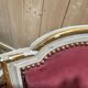 Paire de fauteuils et bergère et style Louis XVI