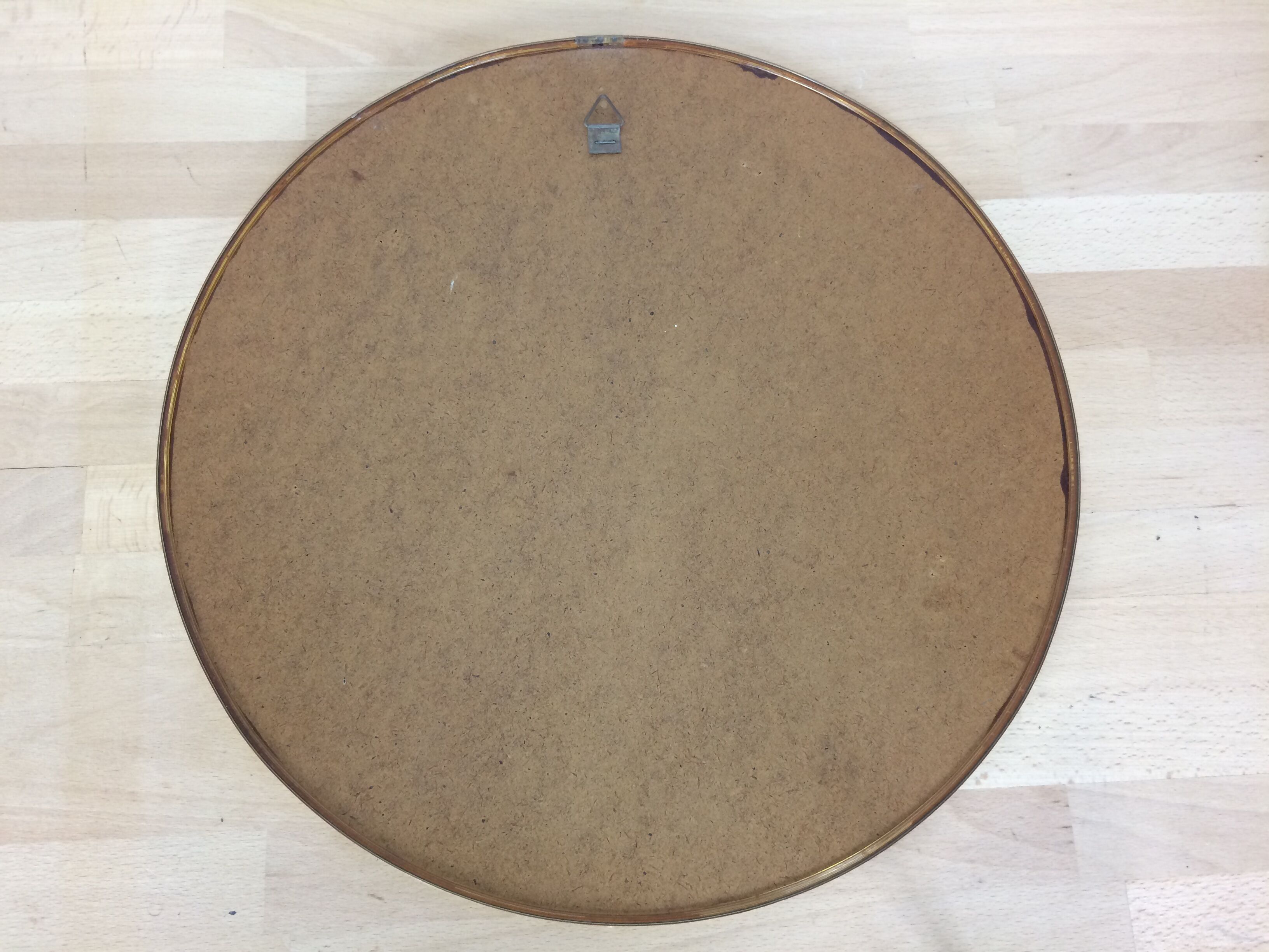 Mirror round golden hoop 43 cm