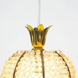 Petit Vintage pineapple pendant chandelier by Emil Stejnar for Rupert Nikoll