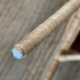 4 vintage rattan chairs