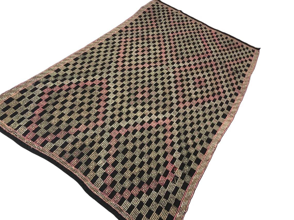 Antique Oushak Turkish Wool Kilim