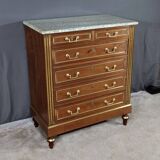 Mahogany Chiffonnière Commode, Louis XVI style – Mid 20th century