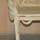 Antique French bergère window bench shabby chic