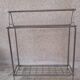 Chrome towel rack