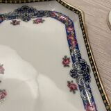 Coquetier and its Limoges Art Deco earthenware tray