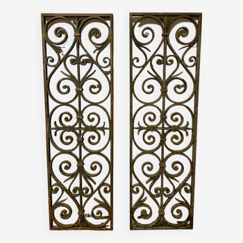 Pair of wrought iron gates