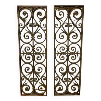 Pair of wrought iron gates