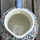 Antique pitcher / milk jug / vase in Gien earthenware with a Kashmir pattern.