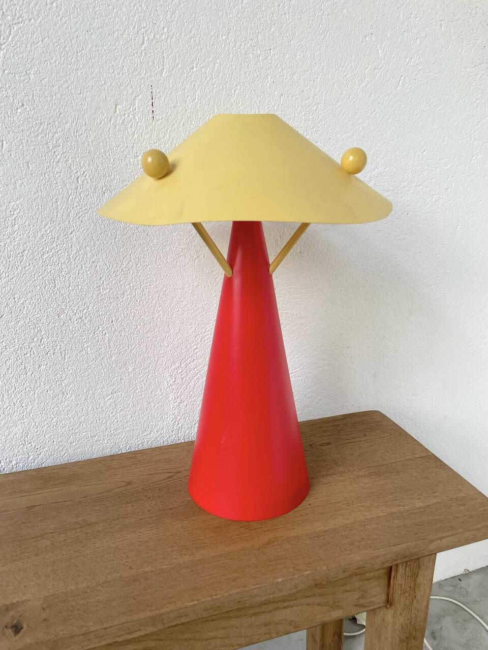 80s plastic children's desk lamp