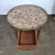 Table bouillotte style Louis XVI marbre