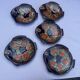5 fish plates by Marius Giuge for Vallauris
