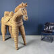 Vintage Spanish straw life size pony/horse, 1960s