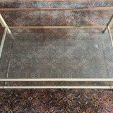 Large glass coffee table - Pierre Vandel