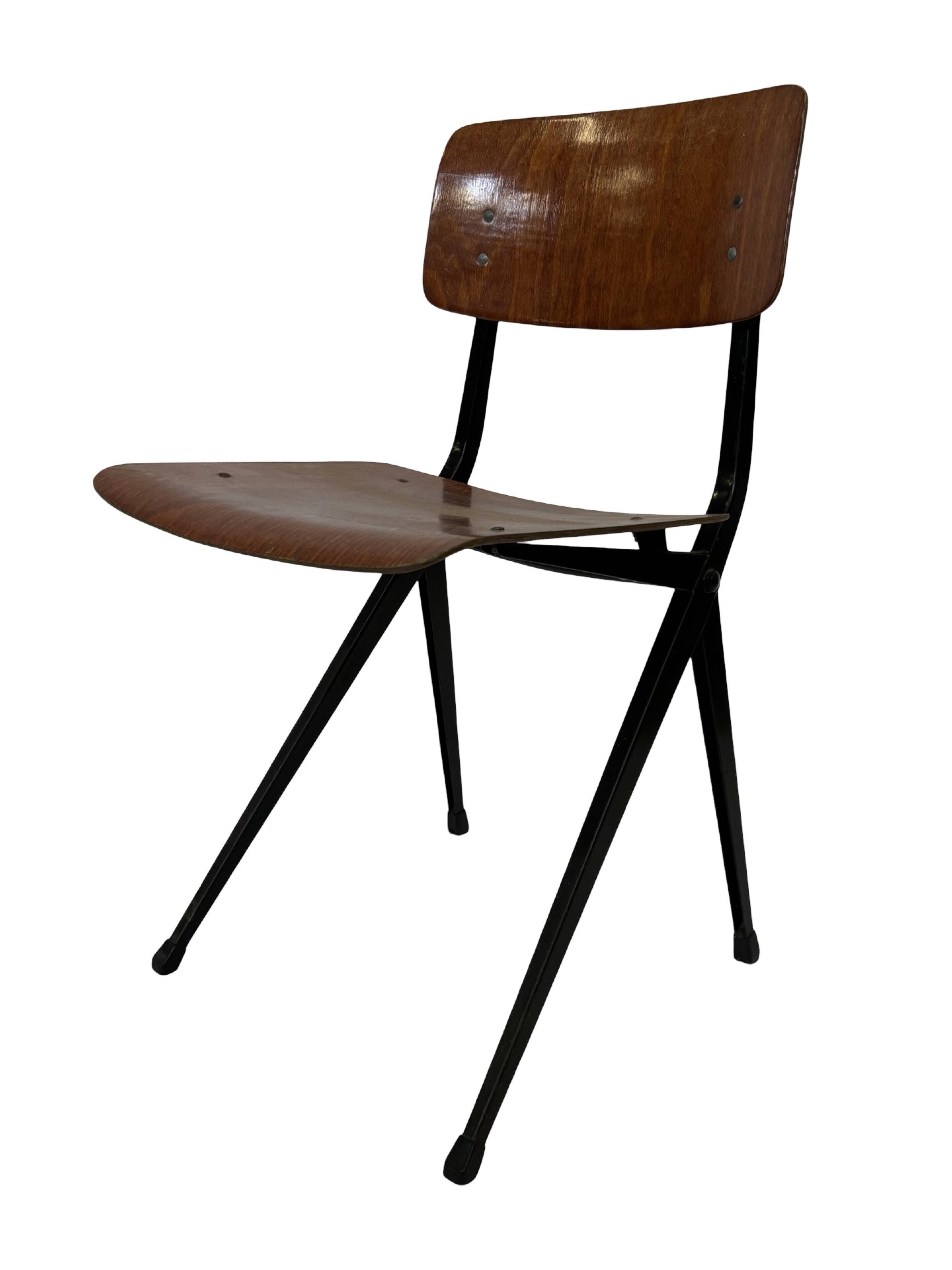 Mid Century Spin Chair 102 Ynske Kooistra for Marko Holland School chair