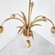 Brass pineapple chandelier, 1970s