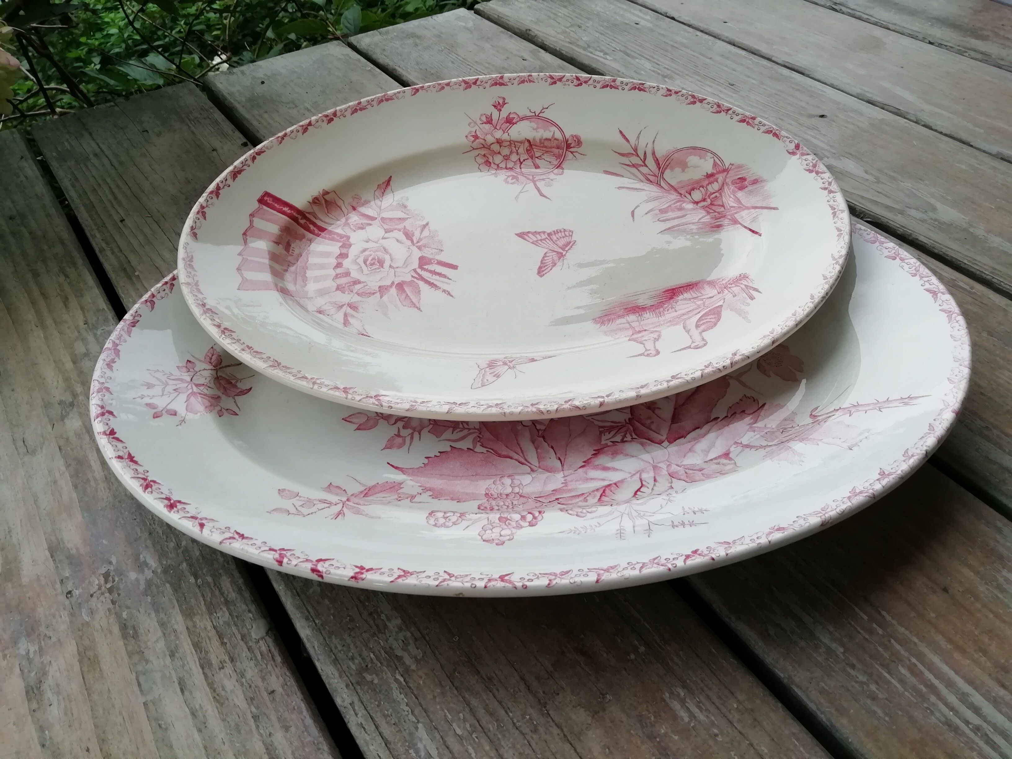 Lot of iron earth dish badonviller