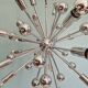 Lustre Sputnik XXL en métal chromé, années 70
