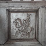 Banc coffre breton ancien