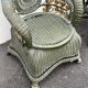 Perret & Vibert pair of ornate rattan armchairs, circa 1890