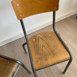 20 vintage mismatched school chairs