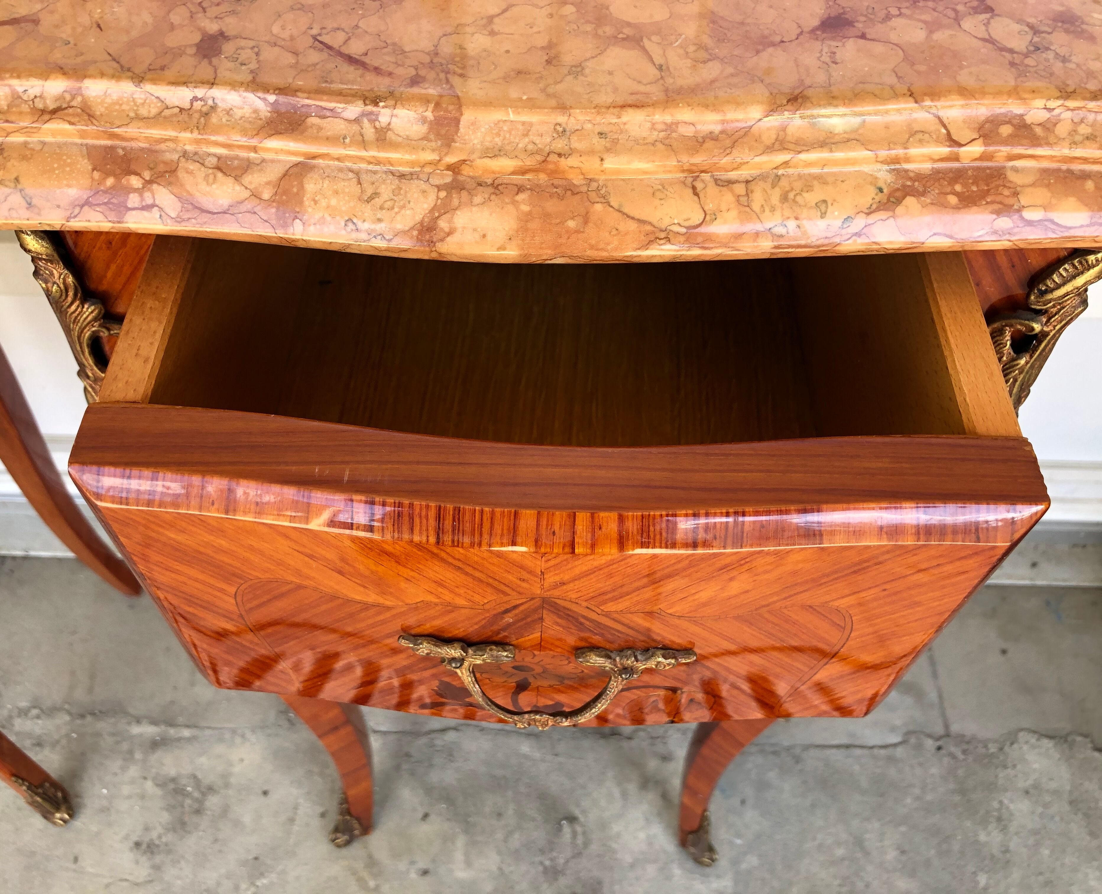 Pair of bedside Louis XV