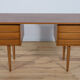 Mid-Century Freestanding Teak Desk, 1960s