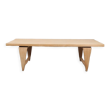 Coffee Table ML 115 by Illum Wikkelsø for Mikael Laursen Light Oak Danish Design