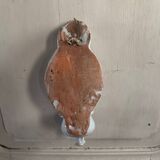 18th century Nevers earthenware holy water font